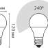 Упаковка ламп LED GAUSS E27,  груша, 20Вт, 10 шт. [23239]